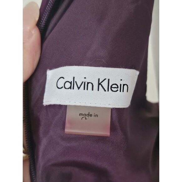 Calvin Klein Women's Purple Formal Maxi Dress Size Small - Picture 11 of 13